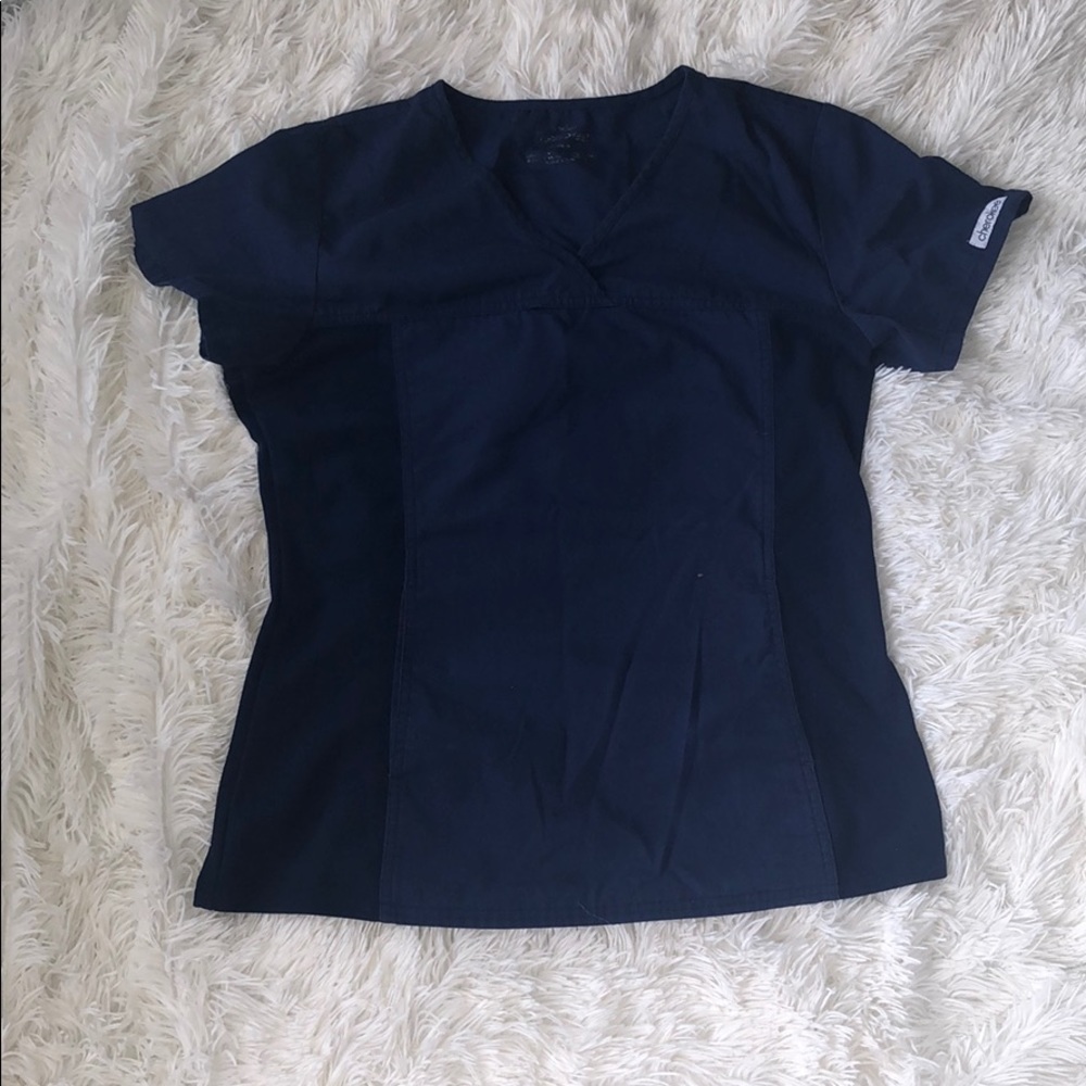 Cherokee navy scrub top (S)